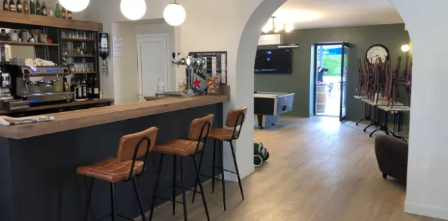 Bar l'art du temps, le comptoir