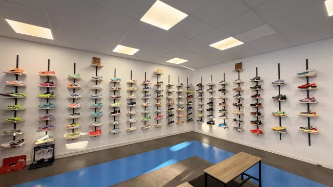 rayonnage de chaussures Running Conseil à La Teste de Buch