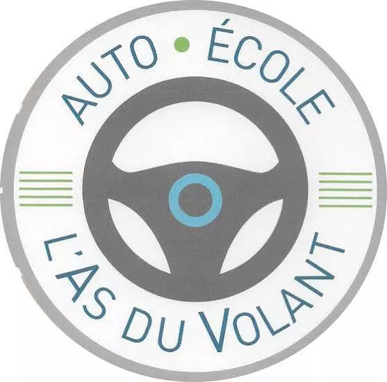 Logo as du volant auto-école